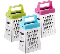 Cabilock 3pièces Lot De Mini Râpes à Fromage Multifonctions Acier Inoxydable Râpe Carrée Faces Pour Légumes Et Fruits Trancheuse Compacte Pour Cuisine Professionnelle