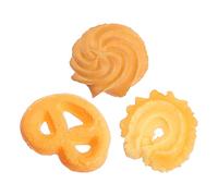 Cabilock 3pièces Modèle De Biscuit Décoratif Lot de Jouet Factice pour Jouer Maison Décoration De Biscuit Simulée