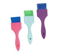 Cabilock 3pièces Pinceau Couleur Cheveux et Pinceau Cheveux Coloration pour Salon de Coiffure Outil de Coiffure pour Teinture Capillaire et Application Facile