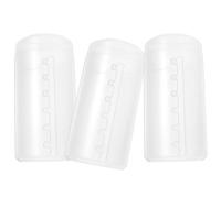 Cabilock 3pièces Porte-pinceaux Maquillage Rétractables Transparent Organiseur Pratique Anti-poussière Et Étanche Rangement Ajustable pour Outils De Maquillage Féminin