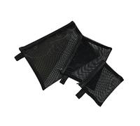 Cabilock 3pièces Sacs à Cosmétiques Filet avec Fermeture Éclair pour Voyage Sacs de Toilette pour Femmes et Jeunes Filles Trousse de Toilette Filet
