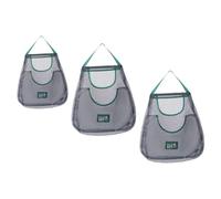 Cabilock 3pièces Sacs Filet Suspendus pour Ail Et Gingembre Organisateur De Rangement Mural avec Maille Respirante pour Stockage De Légumes Et Fruits La Cuisine