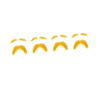 Cabilock 4 Ensembles Barbe Costume De Vieux Hommes Fausse Moustache Moustaches Auto-Adhésives Pour Adultes Décor De Sourcils Fausse Moustache Moustache Décorative Faux Sourcils Kit De