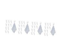 Cabilock 4 Ensembles Crochets Adhésifs Transparents Lot De Crochets Muraux Collants Pour Cuisine Salle De Bain Et Bureau Fixation Sans Perçage Capacité Utilisation Facile 10 Pièces * 4