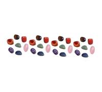 Cabilock 4 Ensembles Joyau Aux Sept Couleurs Pierre De Palmier Décoration De Réservoir Bouda Decoration Interieure Décoration Intérieure Décor De Pierres De Cristal 7 Pièces * 4