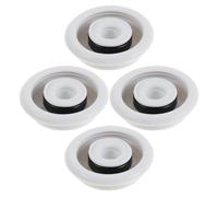 Cabilock 4 Ensembles Kit Joints Étanchéité Silicone pour Poignée de Brosse à Dents Électrique Réparation Anti-fuite Compatible avec Brosse à Dents Électrique et Facile à Installer