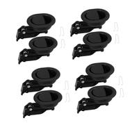 Cabilock 4 Ensembles Sofa Handle Backle pièce jointe canapé inclinable Les pièces libérer Remplacement poignée de Chaise de canapé poignée d'extension de Fauteuil inclinable Plastique Noir