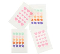 Cabilock 4 feuilles Patch Hydrocolloïde Invisible pour Boutons Visage de Patches Décoratifs Forme de Fleurs Étoiles et Cœurs Réduit Rougeurs et Favorise Cicatrisation