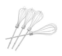 Cabilock 4 pièces Accessoires Batteurs Électriques Acier Inoxydable de Rechange pour Mixeur à Main Mélangeurs Polyvalents pour Pâte Œufs et Garnitures Lot Réutilisable