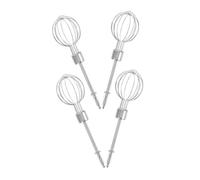 Cabilock 4 pièces Accessoires de Batteurs Électriques Acier Inoxydable Mini Fouets pour Mixeur à Main Rapide et Homogène pour Pâtisserie Réutilisable