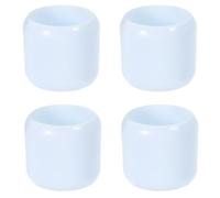 Cabilock 4 Pièces Balles de Golf D'entraînement en Plastique Balle de Frappe D'entraînement de Golf Blanc Abs Structure Cylindrique à Fond Plat Portable pour Putting Courte Distance Pros