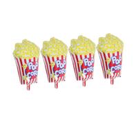 Cabilock 4 Pièces Ballons Popcorn Décoratifs pour Soirée Cinéma et Anniversaire Faciles à Gonfler et Suspendre Accessoires de Fête Snack Popcorn Ambiance Ludique et Rapide à Installer