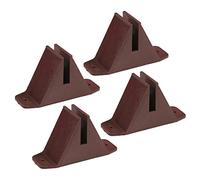 Cabilock 4 Pièces Base De Clôture Plastique Support De Clôture pour Jardin Accessoire De Jardin