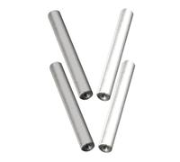 Cabilock 4 pièces Bâtons Électrolyseurs pour Test de Pureté de Eau Portable Tiges et Aluminium Précises pour Électrolyse et Expériences Électromagnétiques