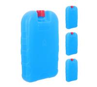 Cabilock 4 Pièces Bloc Réfrigérant en Cristaux de Glace pour Camping, Accessoires pour Glacière, Capacité 250ml, Matériau Pe, pour Événements en Plein Air et Boîtes à Lunch Isothermes