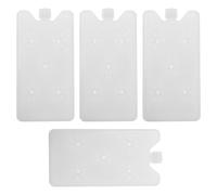 Cabilock 4 Pièces Boîte à Cristaux de Glace Réutilisable Poids 200g Matériau PE Sûr Accessoires pour Glacière de Camping pour Ventilateur Climatisation pour Fête Camping