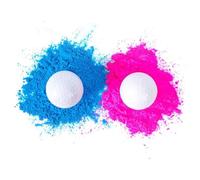 Cabilock 4 Pièces Boule de de bébé décoration révélant Le Genre nom Golf drôle Anniversaire Annonce de bébé décor de fête pour Shower Bricolage Poudre