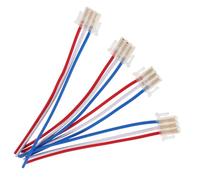 Cabilock 4 Pièces Câbles de Connecteur de Commutateur de Interrupteur Bouton Connecteur de Klaxon et Feux Système de Signalisation pour Électrique Installation Facile et Durable