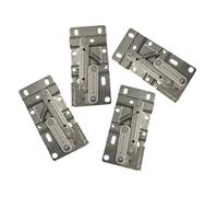 Cabilock 4 pièces Charnière à Ressort pour Cabinet de Cuisine Charnières Cachées pour Meubles pour Évier et Projets DIY