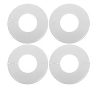 Cabilock 4 pièces Couvercle de Tuyau Auto Adhésif Lot de Plaques Décoratives pour Flange Murale Cache Vis de Tuyau de Pratique pour de Tuyaux