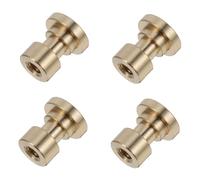 Cabilock 4 Pièces Crystal Cabinet Knobs Base With Brass Elegant Drawer Handles For Kitchen Cupboards Bathroom Furniture Secure And Room Accessories