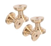 Cabilock 4 Pièces Crystal Cabinet Knobs With Brass Base Drawer Handles For Kitchen Bathroom And Furniture Secure Installation And Easy Cleaning