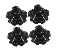 Cabilock 4 pièces Embouts Antidérapants Moon Chair pour Mobilier Extérieur Caches Pieds de Table et Chaise Camping Noir 4 pièces 16 mm