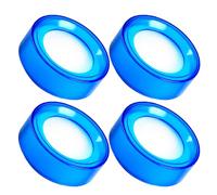 Cabilock 4 pièces Éponge Humide pour Doigts Hydratant Manuel Rapide pour Comptage Accessoire Plastique pour Bureaux et Banques Facilite la Manipulation des Billets