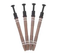 Cabilock 4 Pièces Extracteur De Copeaux Pince à Épiler Éponges Stylo De Préhension Ongles Pince à Gâteau Pour La Décoration Petit Outil De Saisie De Bijoux Doré Aluminium