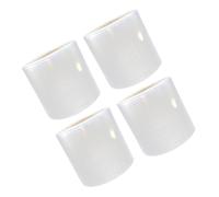 Cabilock 4 pièces Film Étirable Transparent Film PE Épais Résistant pour Emballage Déménagement Protection Palettes et Colis
