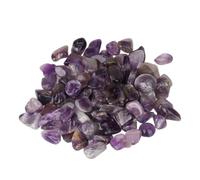 Cabilock 4 Pièces Gravier D'améthyste pour Aquarium, Cristaux | Légèrement Poli, sans Bords, pour Poissons et Humains, Teinte Pourpre, Décoration de Fleur