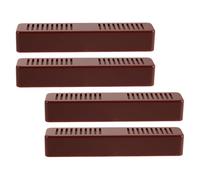 Cabilock 4 Pièces Humidificateur pour Cave à Cigares Portable, Insert Hydratant Rouge Mini Rectangulaire, Accessoire Régulateur D'humidité pour Armoire à Cigares, Maintien pour
