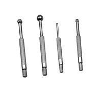 Cabilock 4 pièces Jeu de Jauges Télescopiques de Précision pour Petits et Jauge Alésage Sphérique Durci avec Surface Satinée pour Mesure Intérieure avec Micromètre