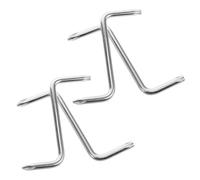 Cabilock 4 Pièces Jeu de Tournevis Déportés Z Double Tête pour Vis de Carrosserie Automobile Forme Coudée pour Restreints Outil pour Installation Boue