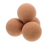 Cabilock 4 Pièces Lot de Bouchons Liège Forme de Boule Naturel Bouchons Réutilisables pour Bouteilles Verre Décoration et Artisanat Polyvalents