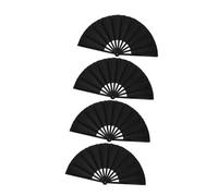 Cabilock 4 Pièces Lot de Éventails Pliants à Main Style Chinois Accessoire et Pliable pour Danse Décoration Costumes et Photographie