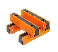 Cabilock 4 Pièces Marqueurs Réfléchissants Rectangulaires pour Routes et Allées Signaux de Trafic Sécurisés Toutes Conditions Météorologiques avec Installation Facile
