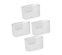 Cabilock 4 pièces Mini Fridge Organizer Set Compact Hanging Storage Box for Fridge Side Door Practical Sauce Bag Holder for Kitchen Organization