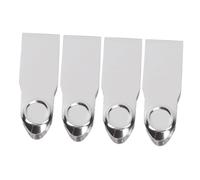 Cabilock 4 Pièces Outil de Retrait de Queue Acier Inoxydable pour et Fruits Cueilleur de Tiges Multifonctionnel Ustensile de Cuisine Polyvalent pour Cerises et Raisins