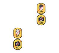 Cabilock 4 Pièces Patch Social pour Chien Haute Visibilité, Sécurité,