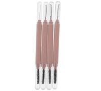 Cabilock 4 Pièces Peigne à Cils Séparateur de Brosses à Sourcils avec Capuchon Anti-poussière en Acier Inoxydable Compact Maquillage et Voyage pour Peau Sensible