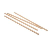 Cabilock 4 Pièces Poussoir de Mahjong Américain en Bois 48cm pour Tuiles | Lot de Quatre, Finition Beige Lisse, Grain , Compatible Tapis Feutrés et Clubs de Jeu