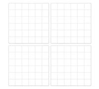 Cabilock 4 pièces Présentoir Mural Grille Métallique Blanche Support Rangement Mural Multifonction pour Bijoux et Œuvres Art Organisateur Espace Gain de Place pour Décor et Exposition