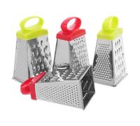Cabilock 4 pièces Râpe à Fromage Inox Faces Multifonctionnelle Compacte Trancheuse et Râpe Portable pour Cuisine Fromage Ail Légumes Maison et Pique-