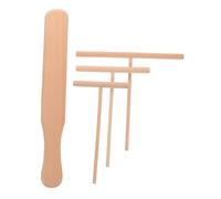 Cabilock 4 pièces Set Râteau et Spatule pour Ustensiles de Cuisine Polyvalents pour Étaler et Retourner Outil et Facile à Nettoyer pour Pancakes et Omelettes