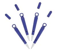 Cabilock 4 Pièces Stylo de Sécurité Anti-avaler en Silicone pour Hôpitaux Psychiatriques et Prisons, Portable et Organisé, Stylos Sûrs pour Entretiens