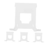 Cabilock 4 Pièces Support de Montage sur Rail pour Interrupteurs à Bouton Poussoir Lot de Adapté Potentiomètre et Arrêt Urgence Installation Rapide sans Outil pour Usage Industriel et
