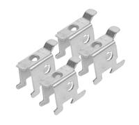 Cabilock 4 pièces Support Étagère Inox pour Congélateur Crochet de Fixation Robuste Kit pour Rayonnage Commercial Installation Facile