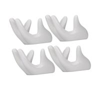 Cabilock 4 pièces Support pour Ocarina Céramique Portable Base Stable à Rainure Main Accessoire Instrument de Musique Lot pour Rangement Pratique et Antichute