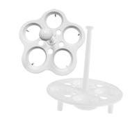 Cabilock 4 Pièces Support Vapeur Œufs Chaleur Rack Plastique Réutilisable et Compatible Pots Santé Cuisson Uniforme et Nettoyage Facile